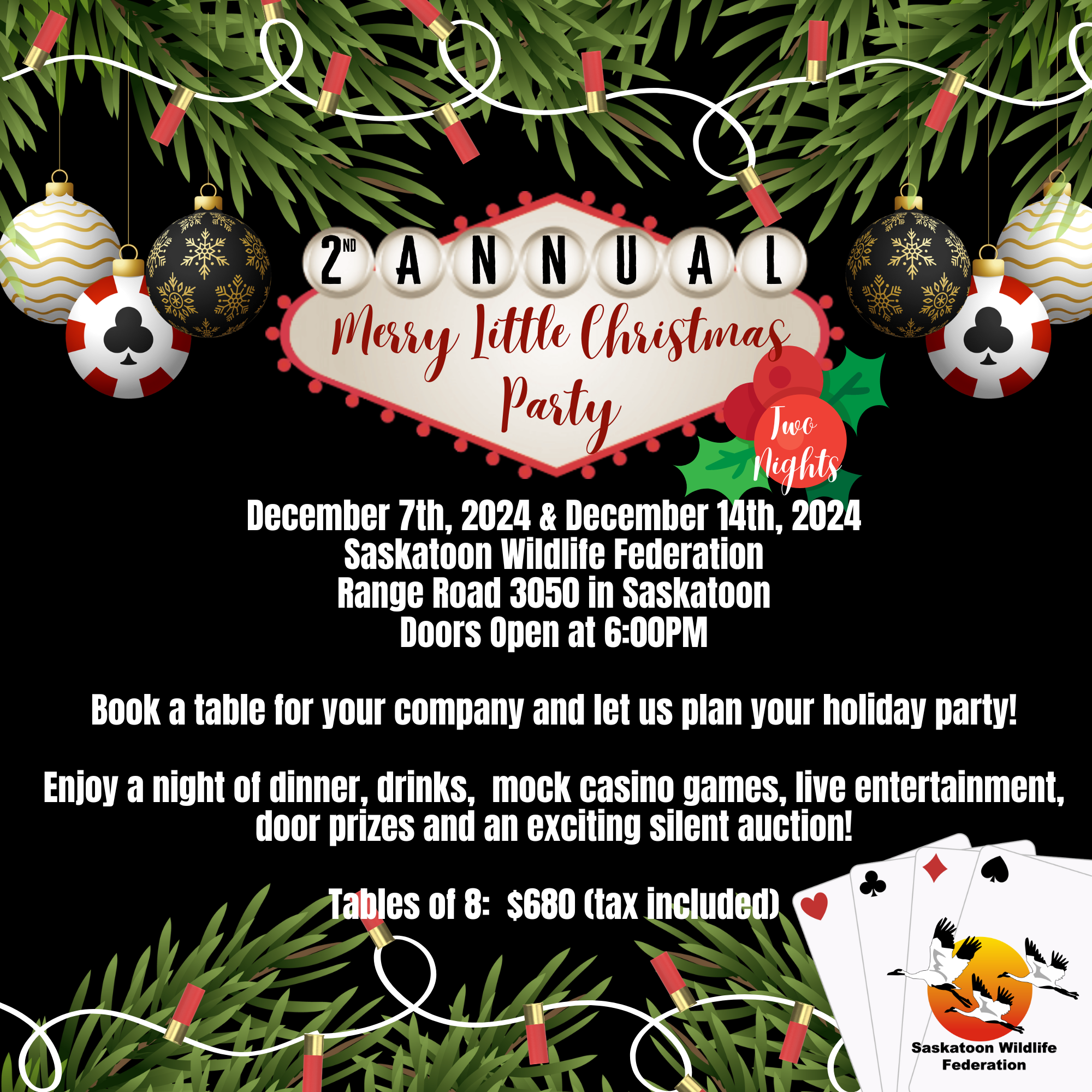Merry Little Christmas Party - Two Nights - December 7th and December ...